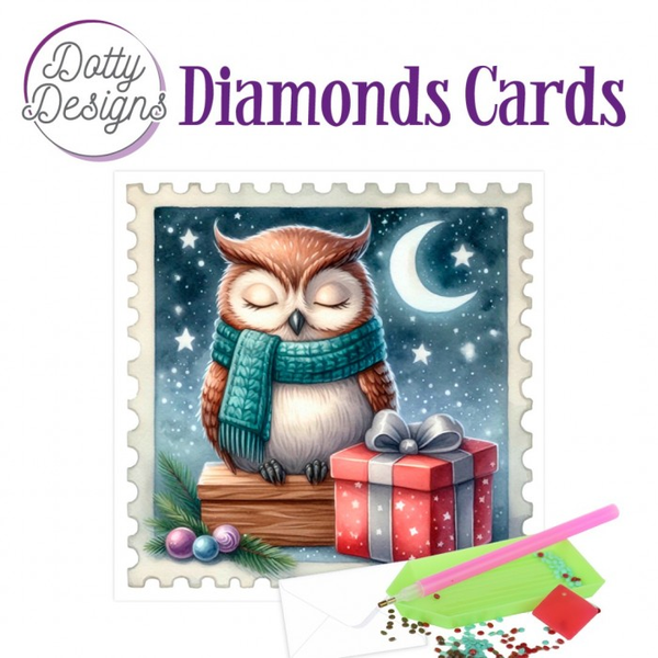 Dotty Designs, Diamond Cards, Silent Night Owl - DDDC1232