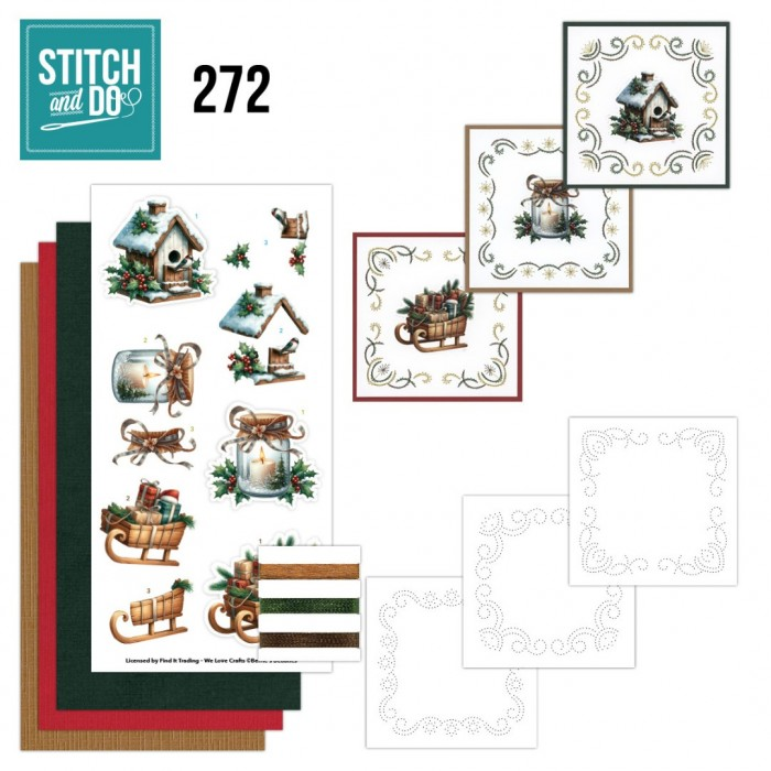 Stitch and Do 272 , Berrie's Beauties, Good Old Christmas - STDO272