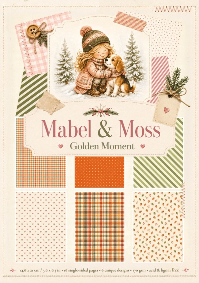 Mabel & Moss, Paperpad, Golden Moment - MMPP10002