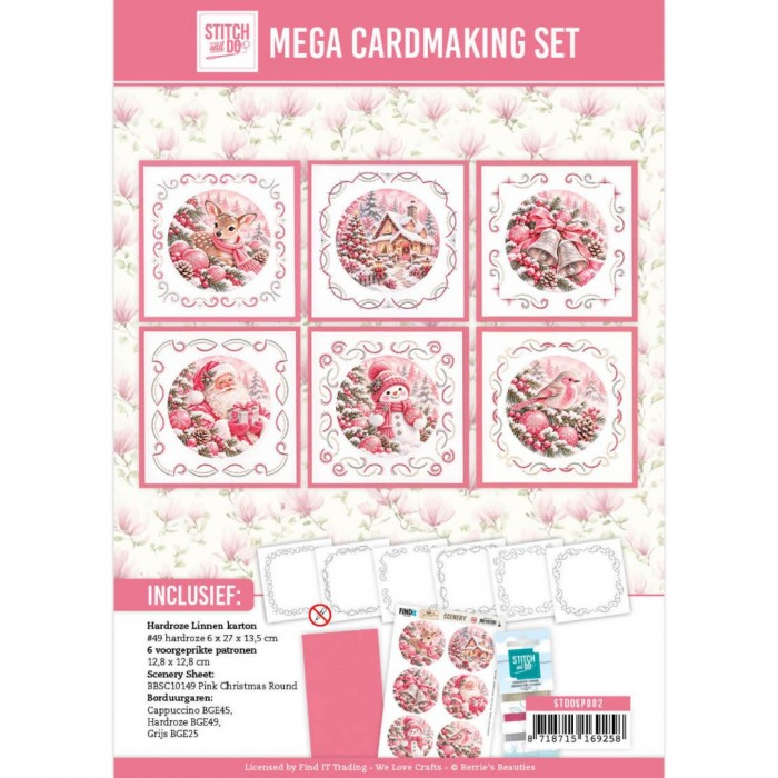Stitch and Do, Special Set 2 , Pink Christmas - STDOSP002