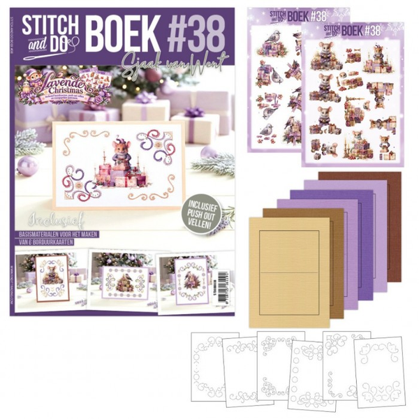 Stitch And Do Book 38 - Sjaak van Went, Christmas in Lavender - STDOBB038