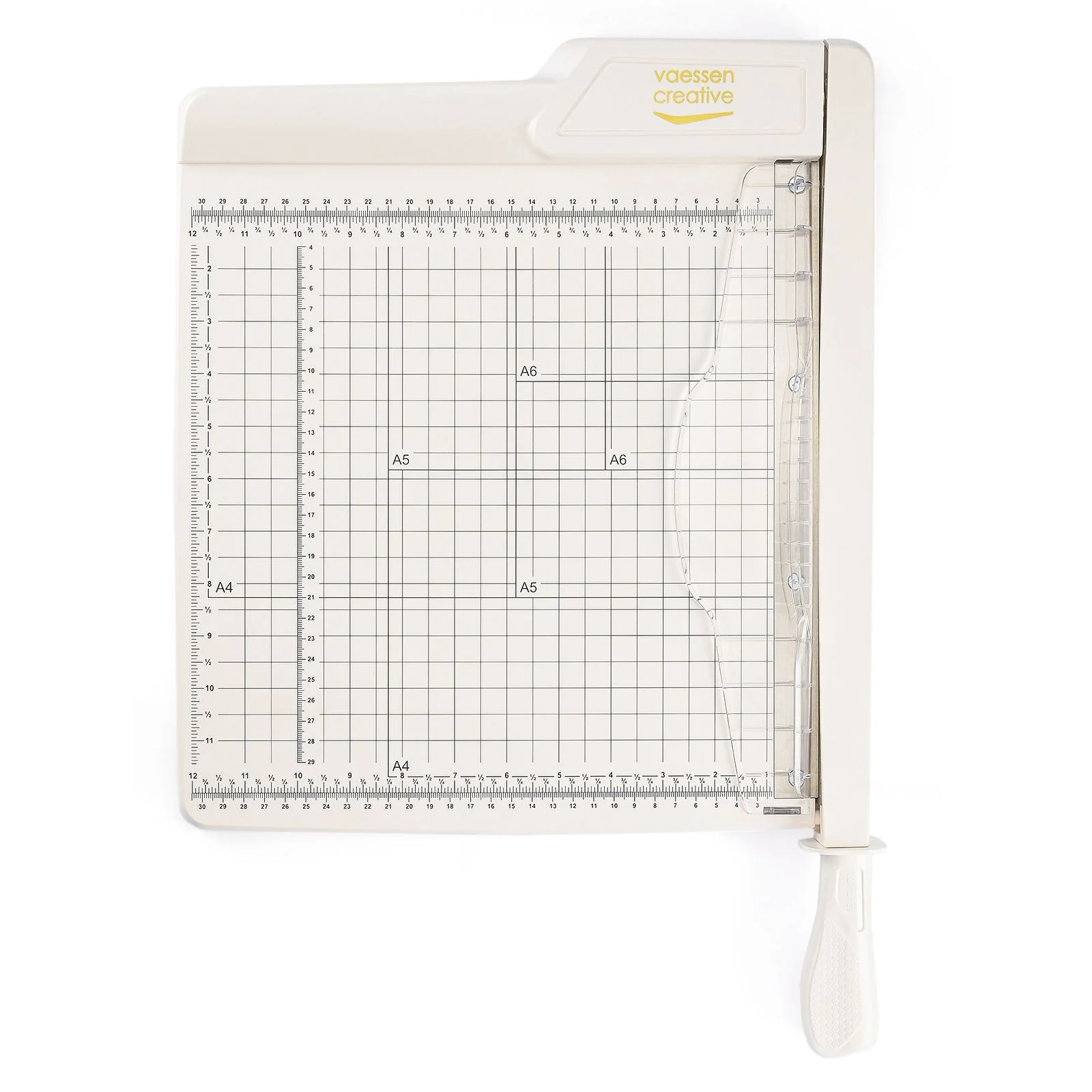 Vaessen Creative, Guillotine Papiersnijder, 30 cm, Offwhite - 2137-072