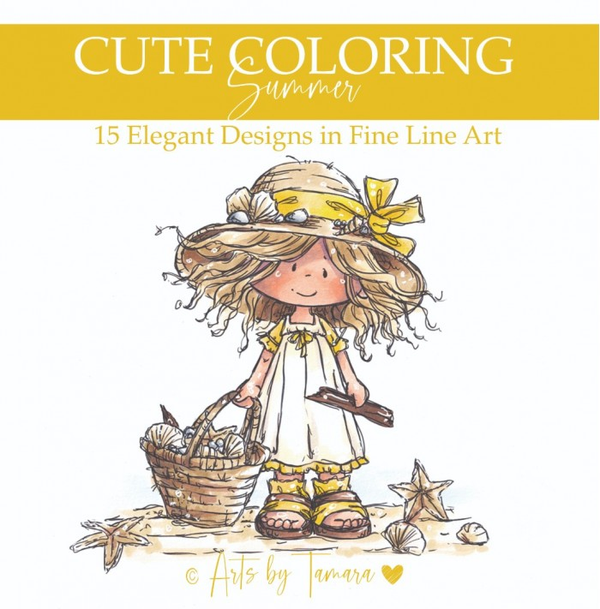 Arts by Tamara, Cute Coloring, Summer - ABT-CC-004