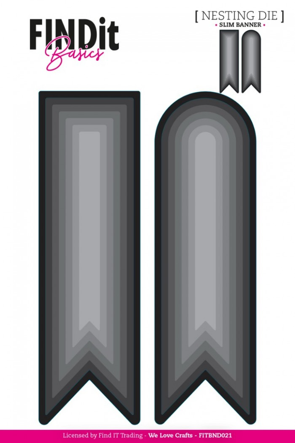 Find It, Snijmal, Nesting, Slim Banner - FITBND021