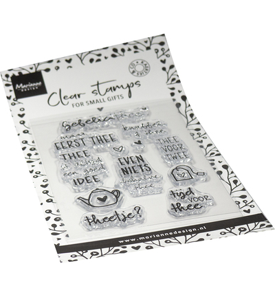 Marianne Design, Clear Stamp, Thee voor Twee - CS1191