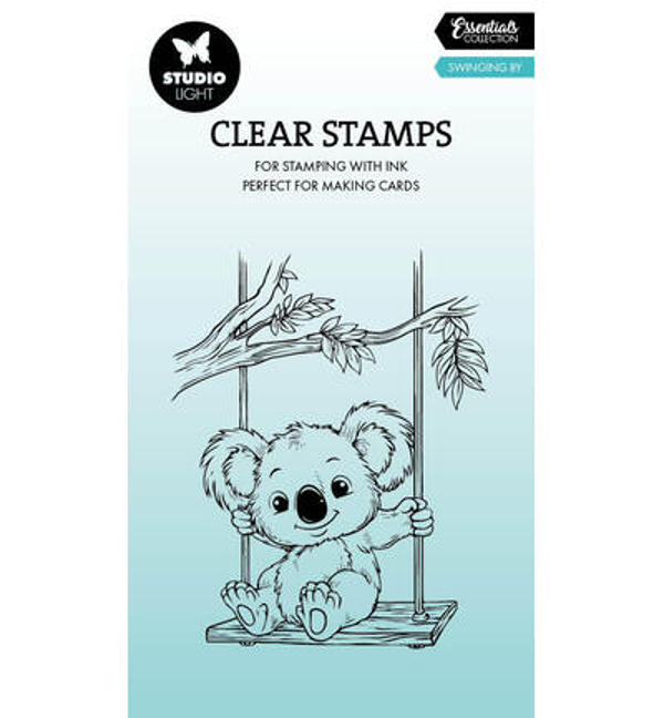Studiolight, Clear Stamp, Essentials, Swinging By, Koala - SL-ES-STAMP946