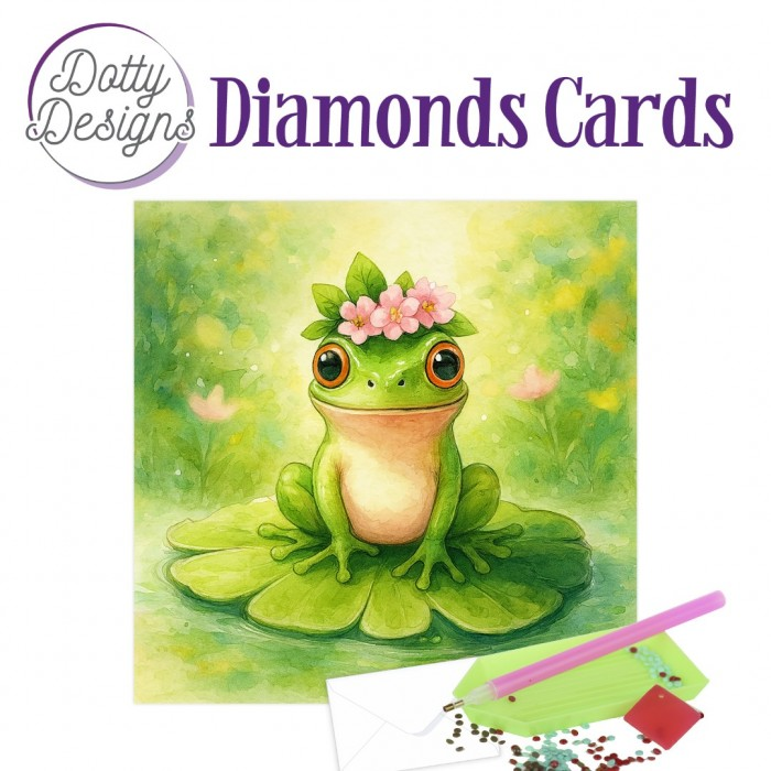 Dotty Designs, Diamond Cards, Frog - DDDC1225
