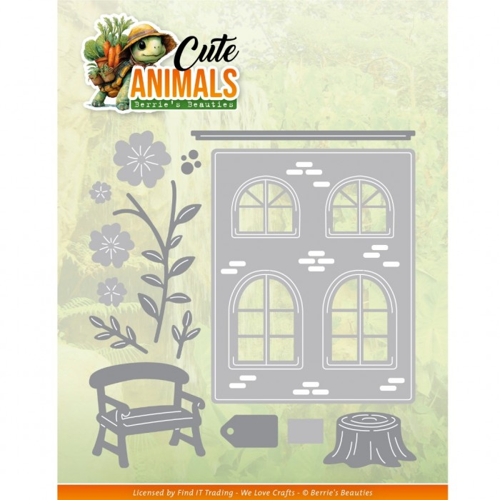 Berrie's Beauties, Snijmal, Cute Animals, House Front - BBD10103