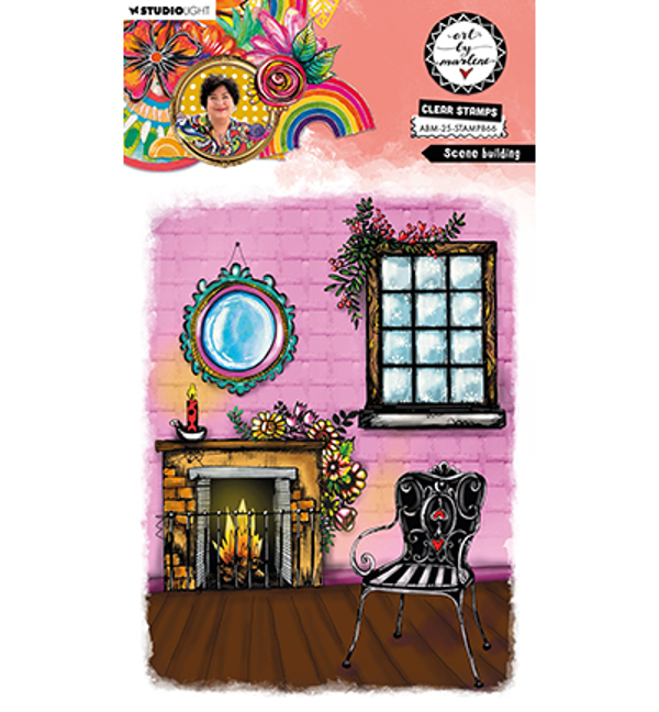 Art by Marlene, Clear Stamp, Scene Building - ABM-25-STAMP866