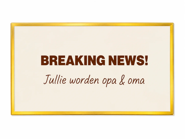 Bordje van Glas, Breaking News! , 20 x 10 cm