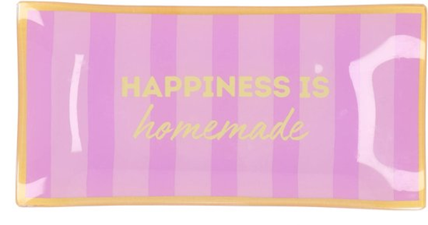 Bordje van Glas, Happiness is Homemade, 20 x 10 cm
