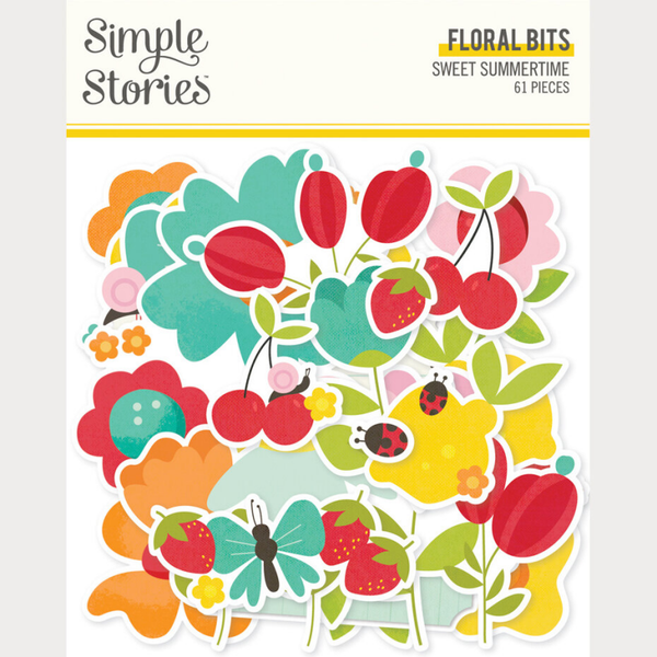 Simple Stories, Sweet Summertime, Floral Bits - 26821