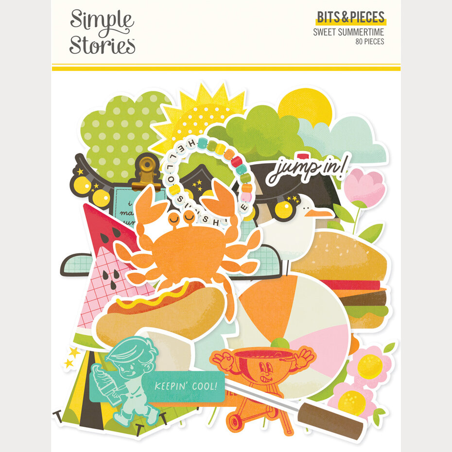 Simple Stories, Sweet Summertime, Bits & Pieces - 26819