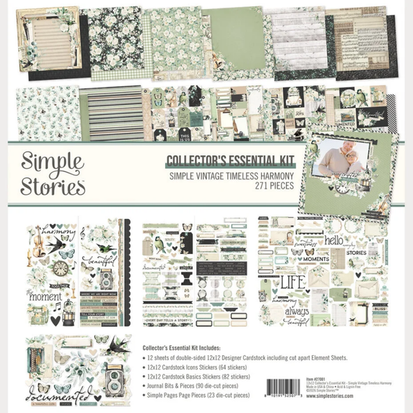 Simple Stories, Simply Vintage Timeless Harmony, Collector's Essential Kit - 27001