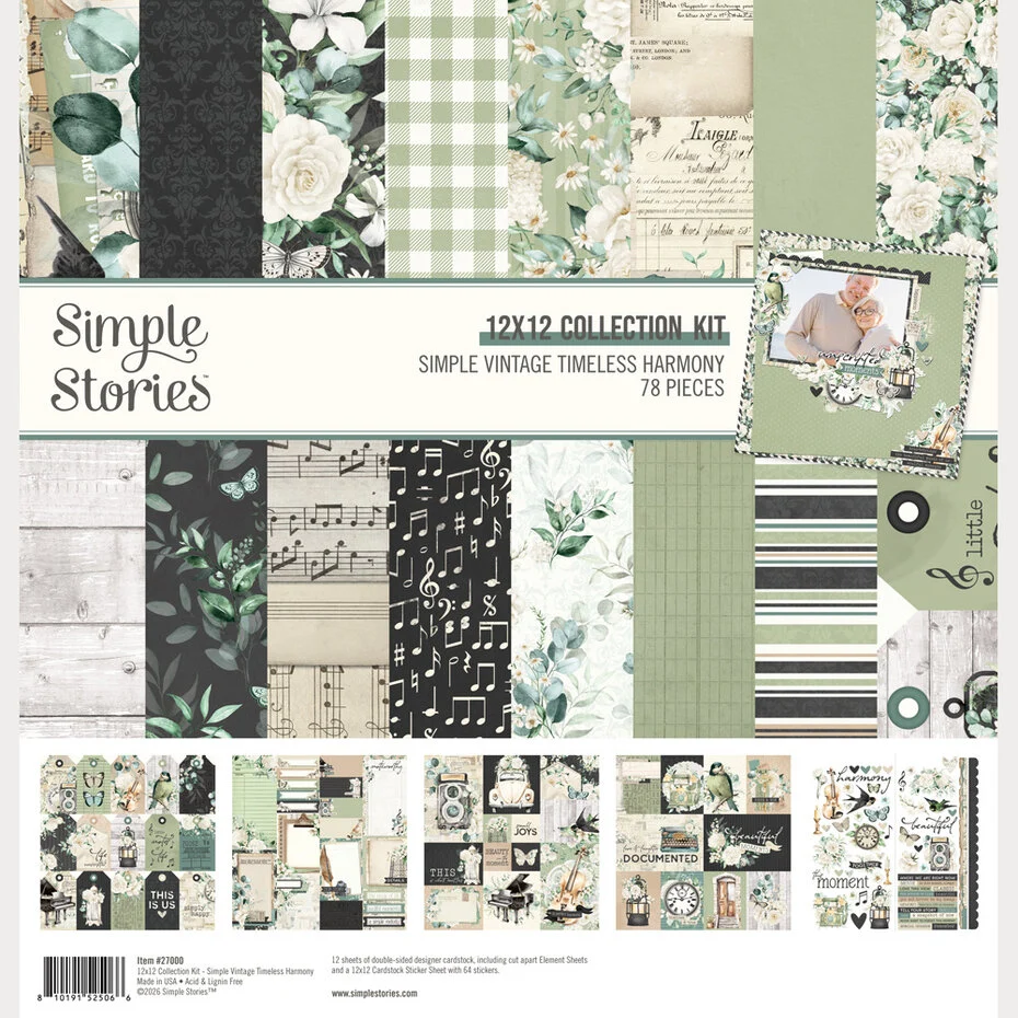 Simple Stories, Simply Vintage Timeless Harmony, Collection Kit - 27000