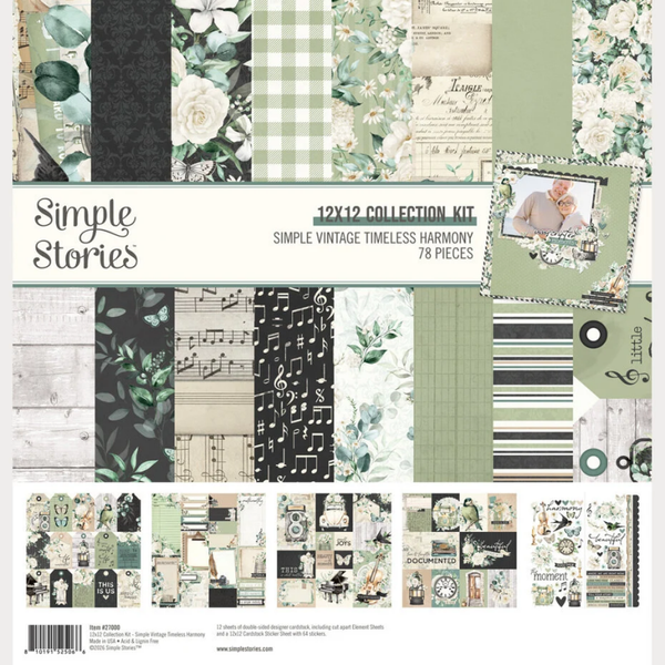 Simple Stories, Simply Vintage Timeless Harmony, Collection Kit - 27000