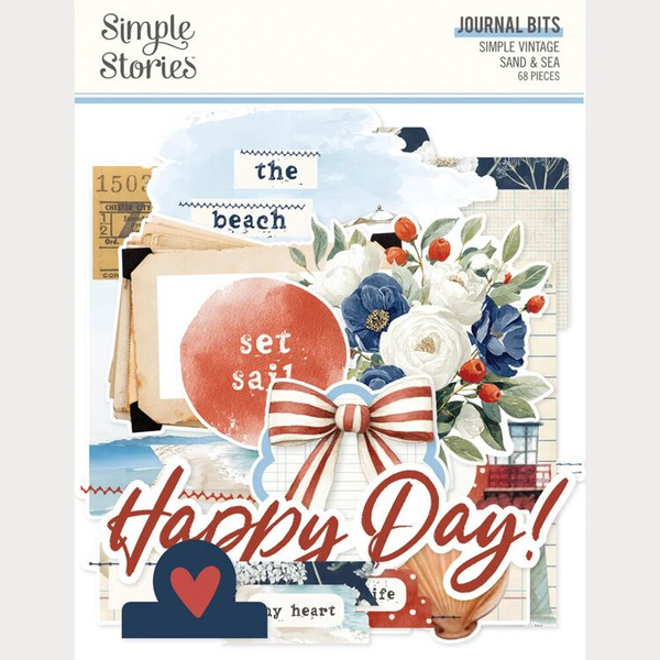 Simple Stories, Simple Vintage Sand & Sea, Bits & Pieces - 26927