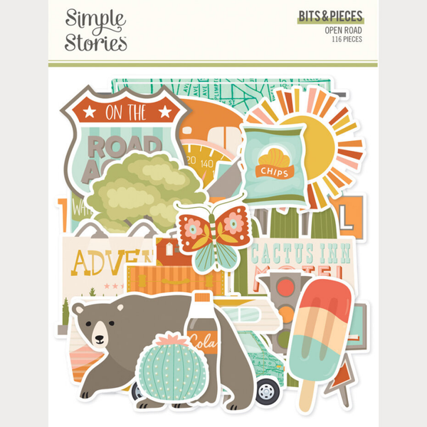 Simple Stories, Open Road, Bits & Pieces - 27119