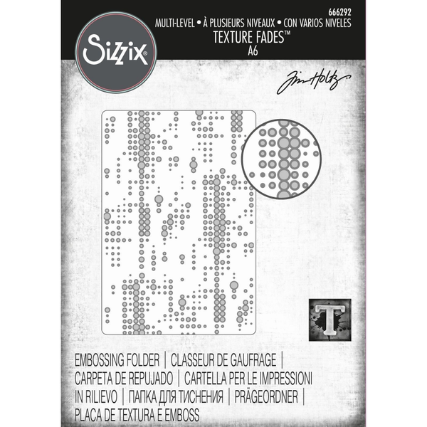 Sizzix, Multi Level Texture Fades, Dotted - 666292