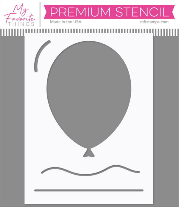 My Favorite Things, Mask Stencil, Build-A-Balloon - ST-209