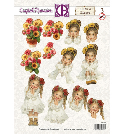 PRE-ORDER - Creative Cutouts, Uitdrukvel, Blush & Kisses 03 - CM-003