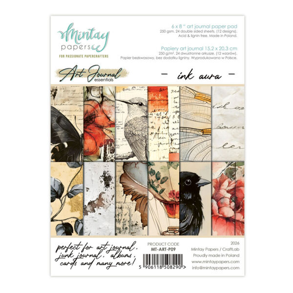 Mintay, Art Journal Essentials, Ink Aura - MT-ART-P09