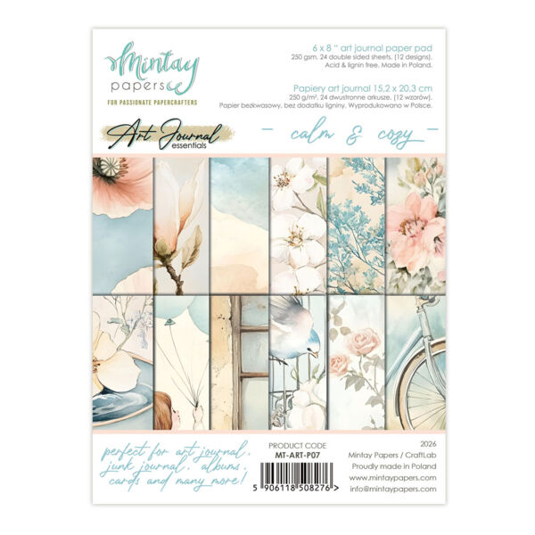 Mintay, Art Journal Essentials, Calm & Cozy - MT-ART-P07