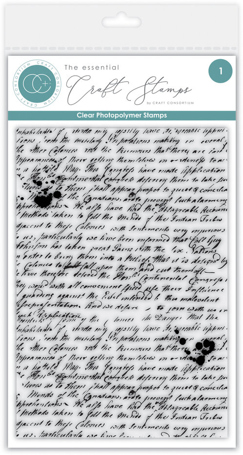Craft Consortium, Clear Stamp, Pen Pal - CCESTMP018