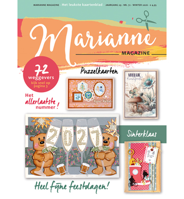 PRE-ORDER - Marianne Design, Magazine 72, Winter 2026 - Marianne72