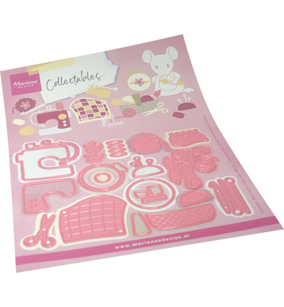 PRE-ORDER - Marianne Design, Collectable, Needlecraft Accessoires by Marleen - COL1598