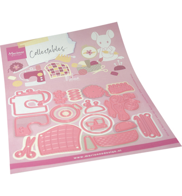 PRE-ORDER - Marianne Design, Collectable, Needlecraft Accessoires by Marleen - COL1598