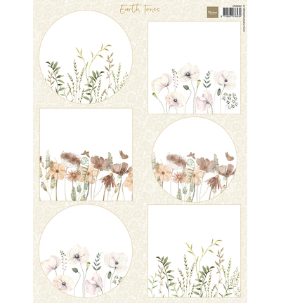 PRE-ORDER - Marianne Design, Knipvel, Earth Tones - VK9660