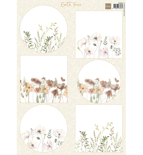 PRE-ORDER - Marianne Design, Knipvel, Earth Tones - VK9660