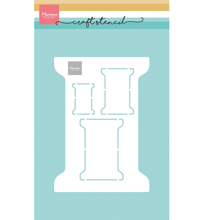 PRE-ORDER - Marianne Design, Craft Stencil, Spool - PS8198