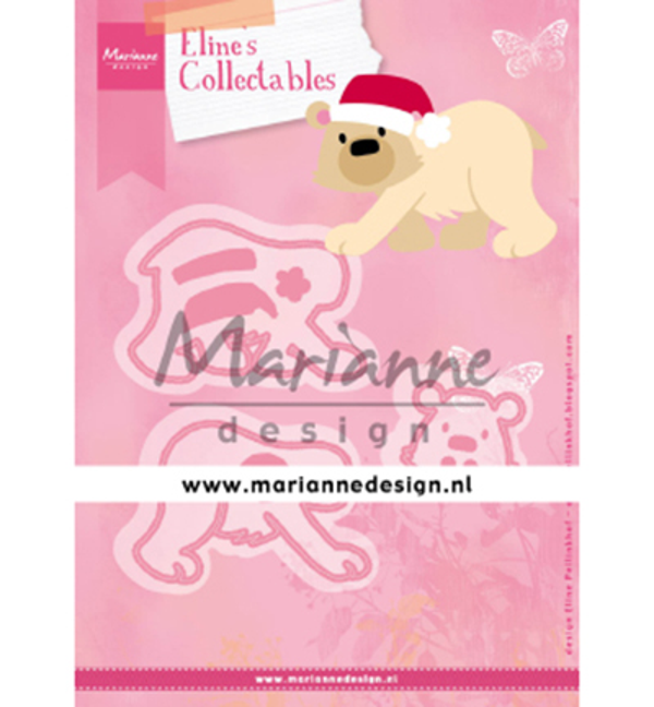 PRE-ORDER - Marianne Design, Collectable, Eline's Polar Bear - COL1370