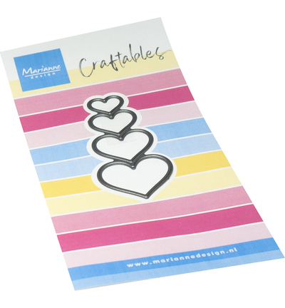 PRE-ORDER - Marianne Design, Craftable, Mini's Hearts - CR1751