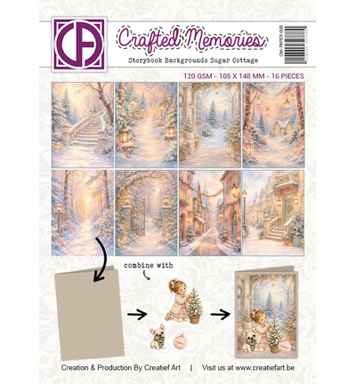 PRE-ORDER - Creatief Art, Collagepapier, Sugar Cottage - CM-PAPER-005