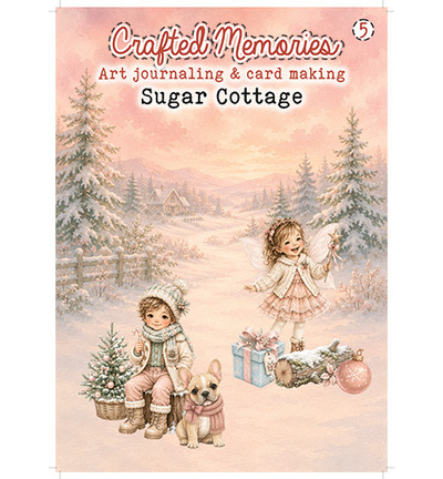PRE-ORDER - Creatief Art, Art Journaling & Cardmaking, Sugar Cottage - CM-BOEK-005