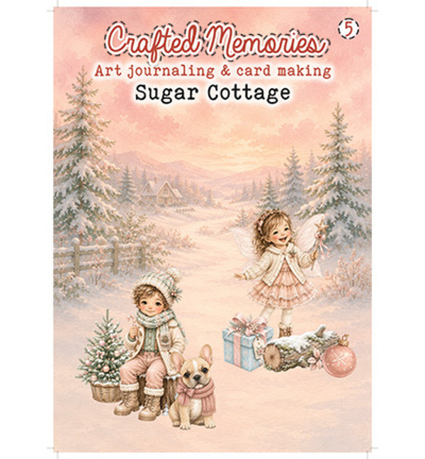 PRE-ORDER - Creatief Art, Art Journaling & Cardmaking, Sugar Cottage - CM-BOEK-005