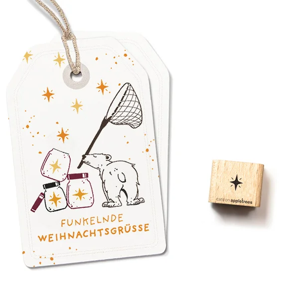 Cats on Appletrees, Mini Stempel, Sprankelende Ster