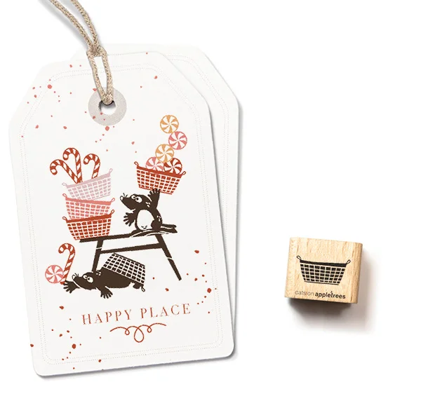 Cats on Appletrees, Mini Stempel, Mand 7