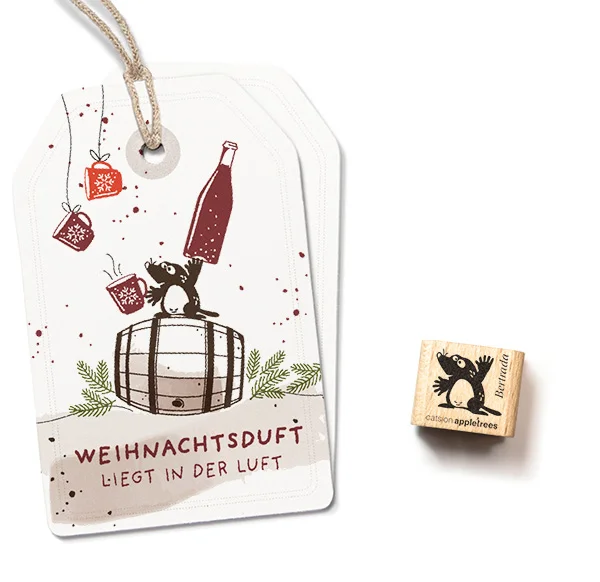 Cats on Appletrees, Mini Stempel, Mol Bertrada