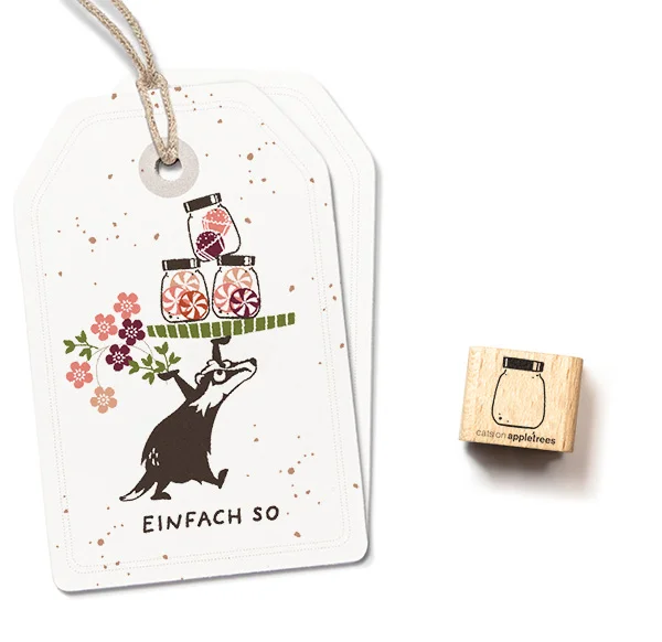 Cats on Appletrees, Mini Stempel, Bewaarpot 1