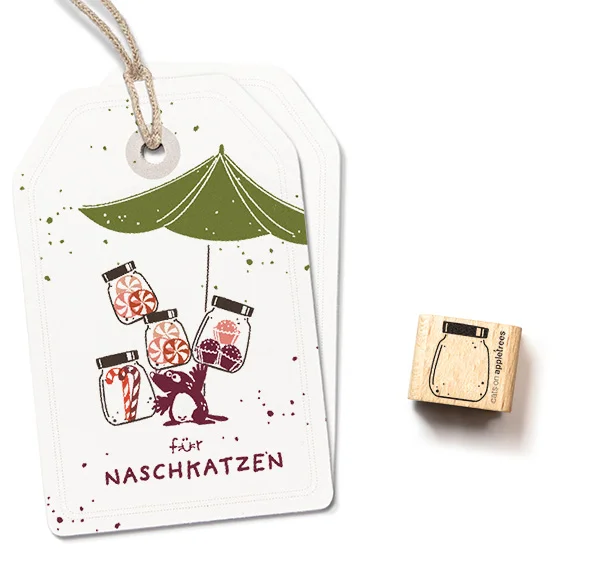 Cats on Appletrees, Mini Stempel, Bewaarpot 2