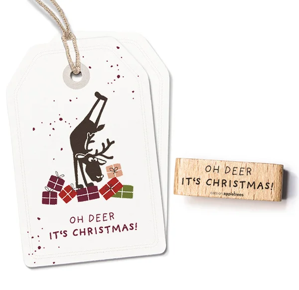 Cats on Appletrees, Stempel, Oh Deer it's Christmas