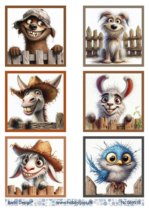 Barto Design, Knipvel, Dieren Hek 2  - 069556