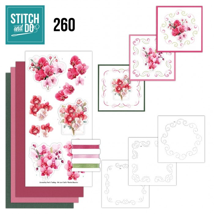 Stitch and Do 260 , Berrie's Beauties, Floral Elegance - STDO260