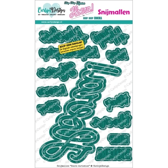 Carlijn Design, Snijmal, Hoera Variaties - CDSN-0370