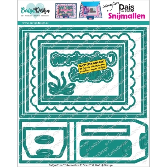 Carlijn Design, Snijmal, Interactive Giftcard - CDSN-0361
