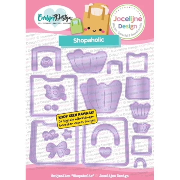 Carlijn Design, Snijmal, Shopaholic - CDJD-0082